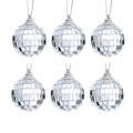 Mini Boule de Noël à facettes 6-Pack