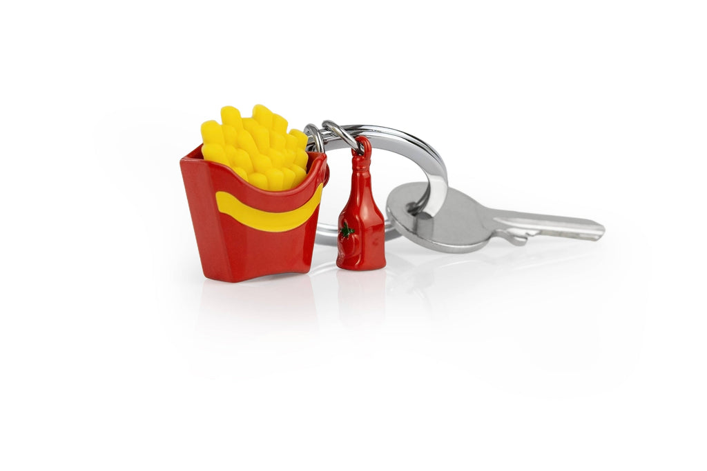 Schlüsselanhänger mit Pommes Frites