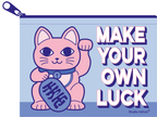 Mini Porte-monnaies Chat Chanceux “Make your own Luck” | Oggetti di design e regali originali