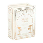 Vase en forme de livre blanc | Design e regali originali