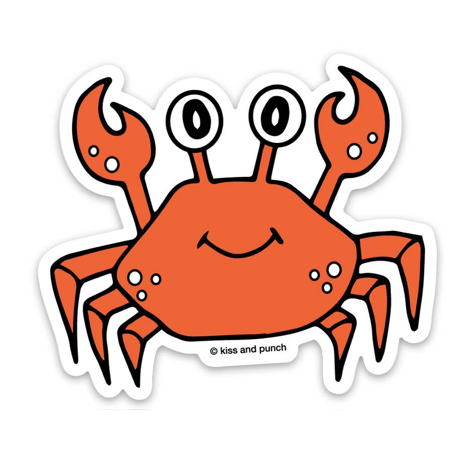 Sticker Crabe Cute | Objetos de diseño y regalos originales