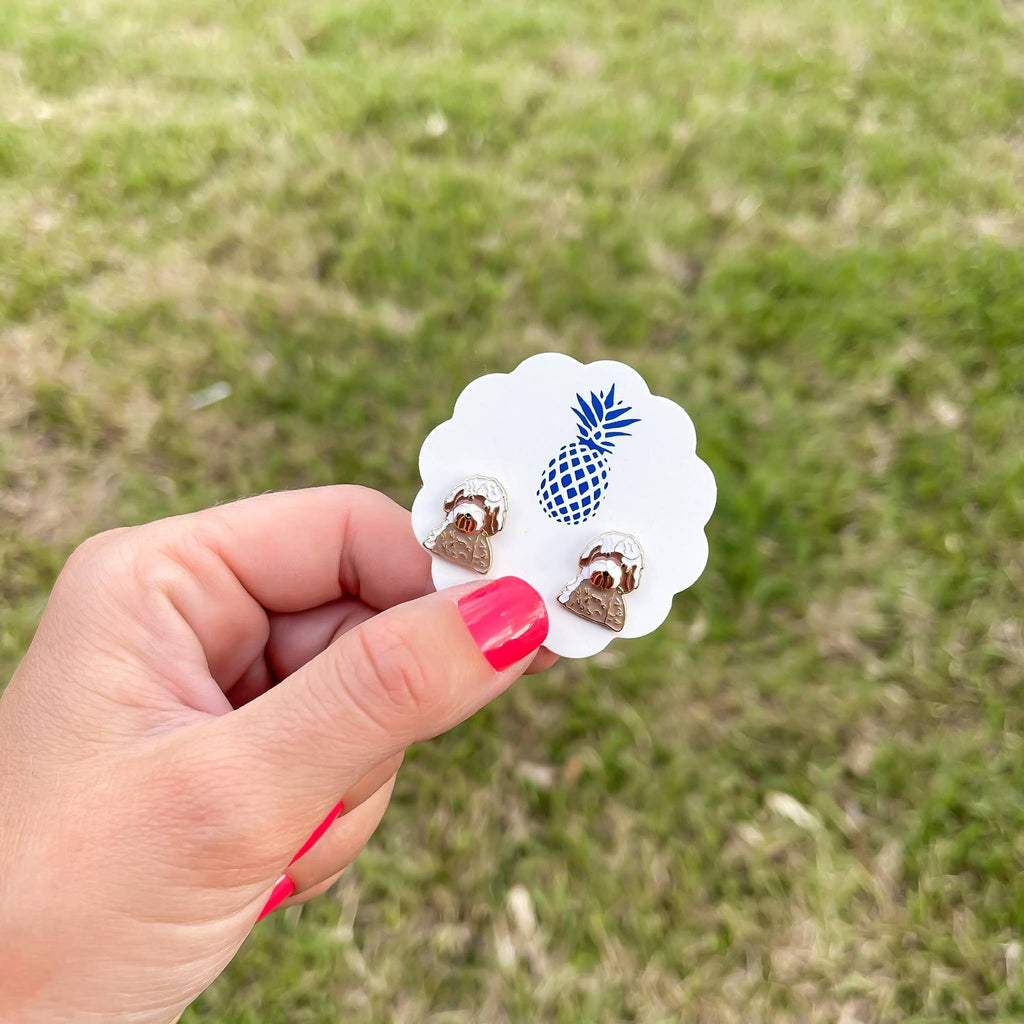 Regalo de diseño – Boucles d'oreilles Caniche
