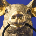 Lampe de table Cochon doré