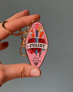 Ensemble de porte-clés Romeo + Juliet, porte-clés style motel