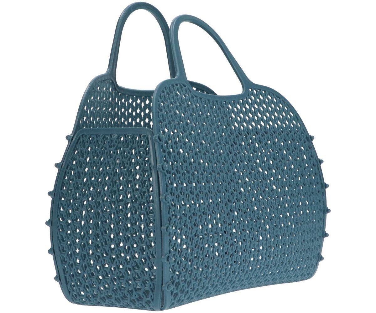 Sac rétro vintage bleu sarcelle