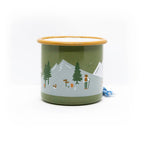 Mug en émail “You Find Me Outdoors” | Design e regali originali