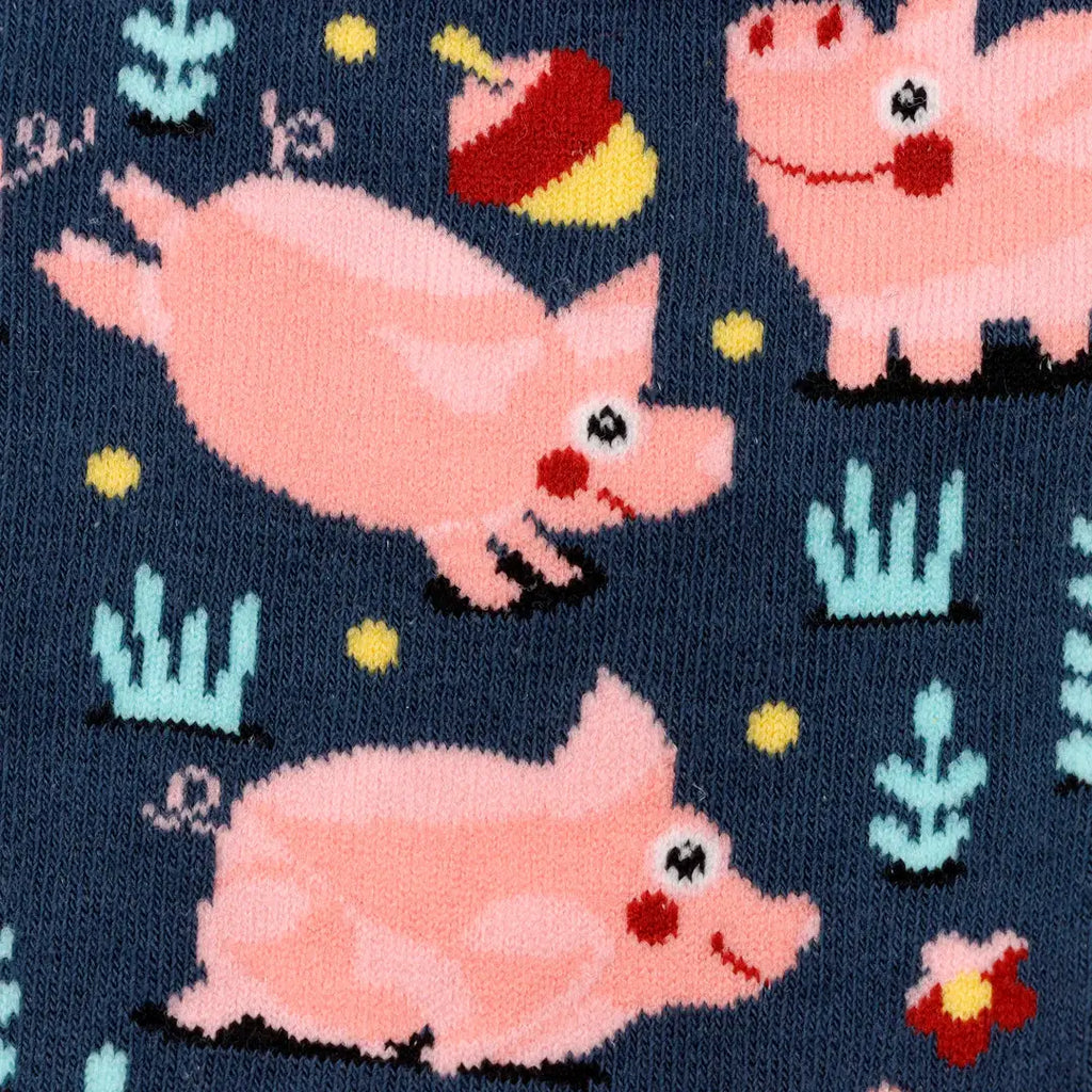 Schweinsocken mit Quasten