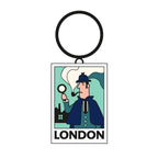 Porte-clés Sherlock Holmes, Porte-clés Londres Livre Littéraire