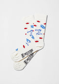 Chaussettes BeEmilyInParis Bonjour Offwhite | Design e regali originali