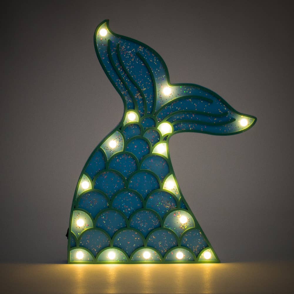 Figurines Lumineuses en Bois Sirène & Coquillage Helio Ferretti Vue 4