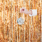 Boule de Noël Disco Argent - 10cm
