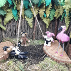 Frankie der Flamingo Filz-Weihnachtsball 