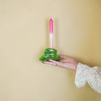 Bougeoir - Chapeau de cowboy - Vert - 13,5x11x7 cm | Design e regali originali