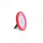 Cadre Photo Rond Rouge Brillant Helio Ferretti Vue 3