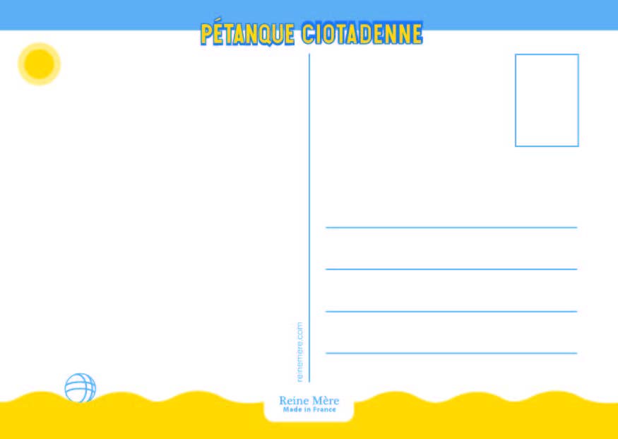 Carte Postale - Pétanque Marseillaise | Oggetti di design e regali originali