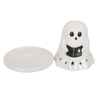 Support pour chauffe‑plat et cônes d’encens Halloween « Histoires de fantômes »