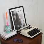 Bougeoir - Bonbon Ronde Toffee - Céramique - Menthe/ Lilas - 8,5x8,5x13 cm