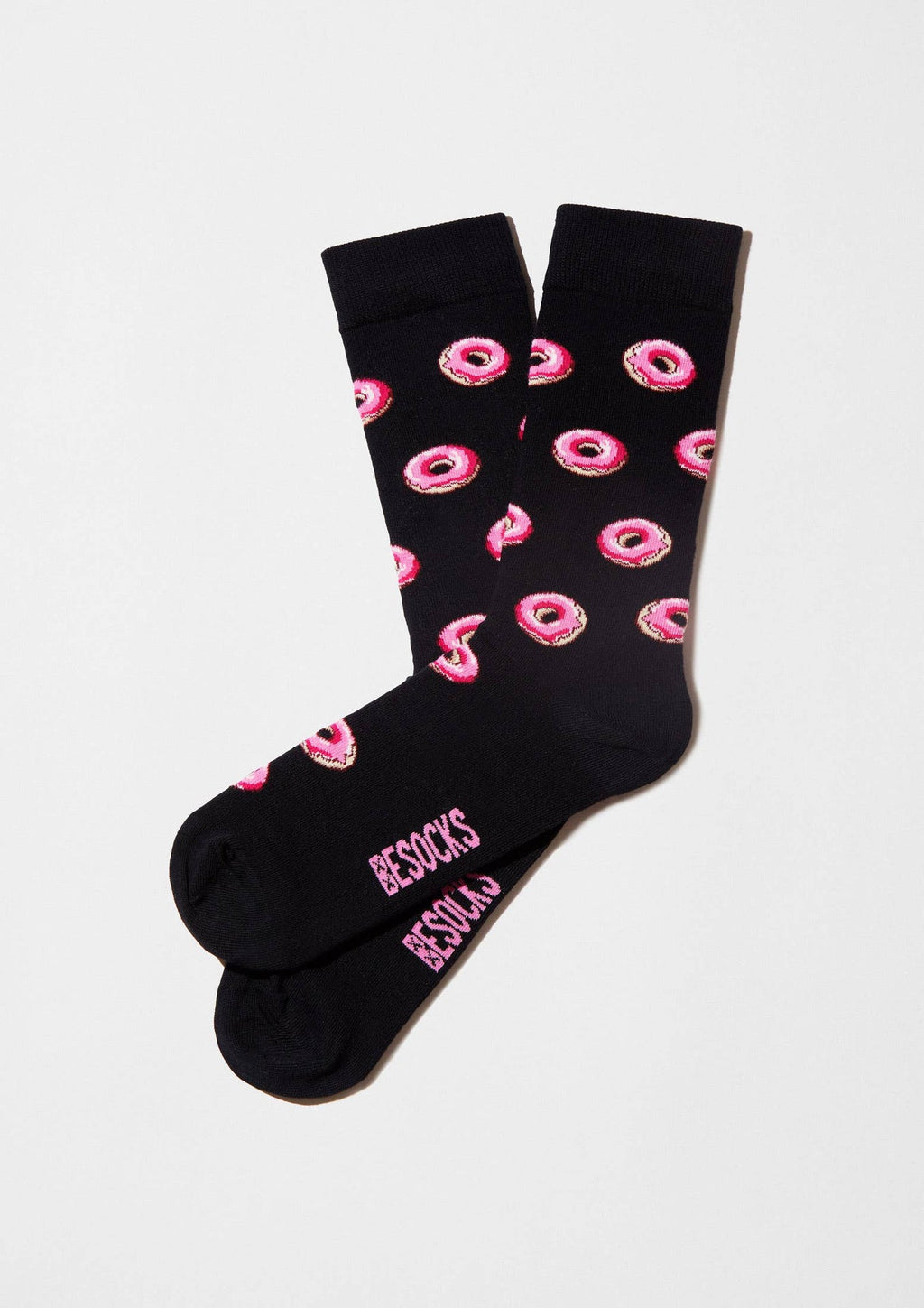 BeDonut Black Socks - 100% Organic Cotton Socks