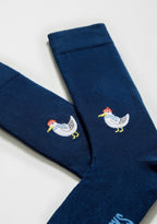 Chaussettes brodées BeSeagull
