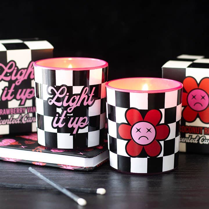 Bougie Fraise Vanille Light It Up | Design e regali originali