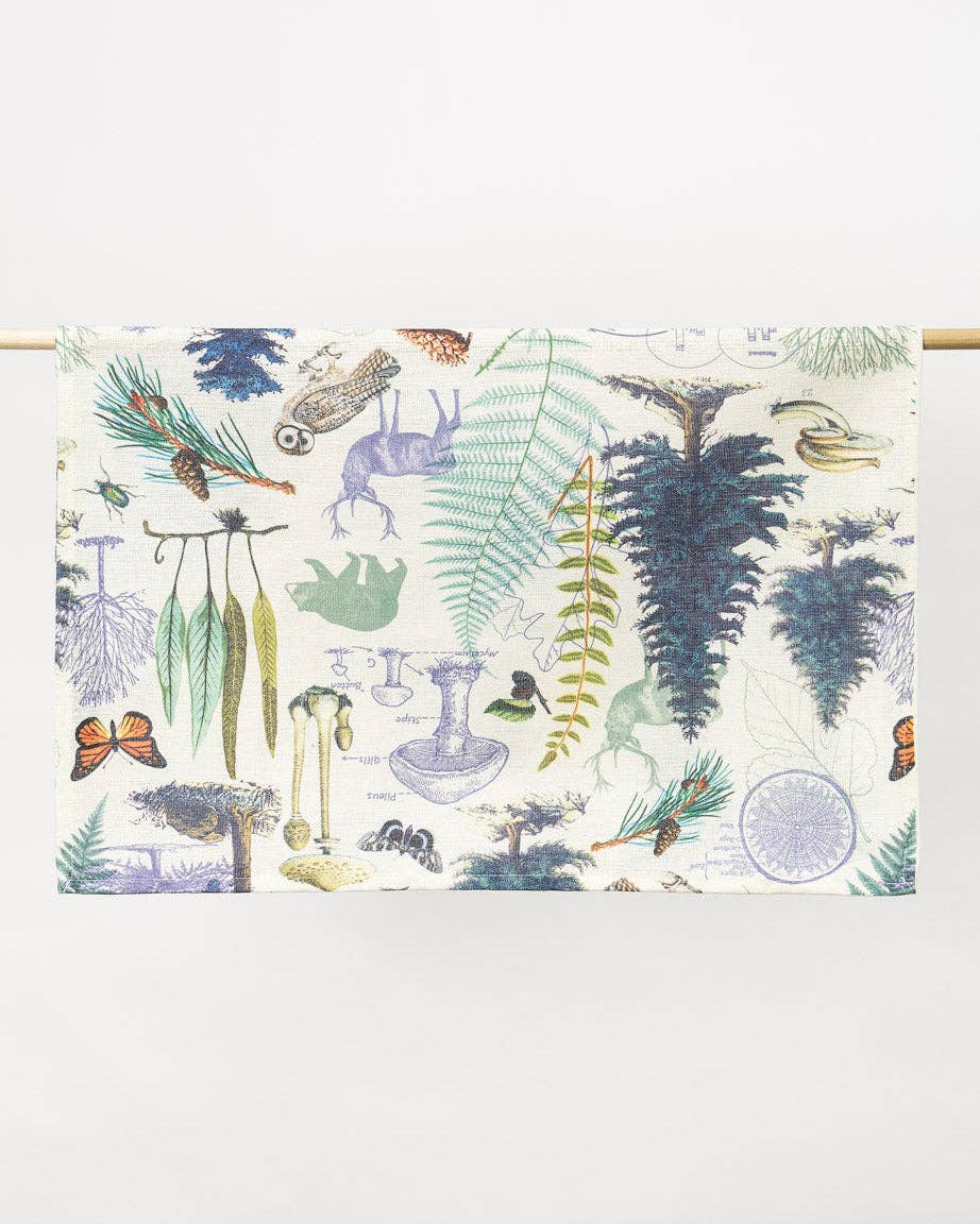 Oggetto regalo di design – Torchon Forêt de Woodland – produit scientifique Cognitive Surplus EU, vue 3
