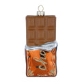 Ornement de Noël tablette de chocolat, en verre, 11,5 cm – Holly & Jolly