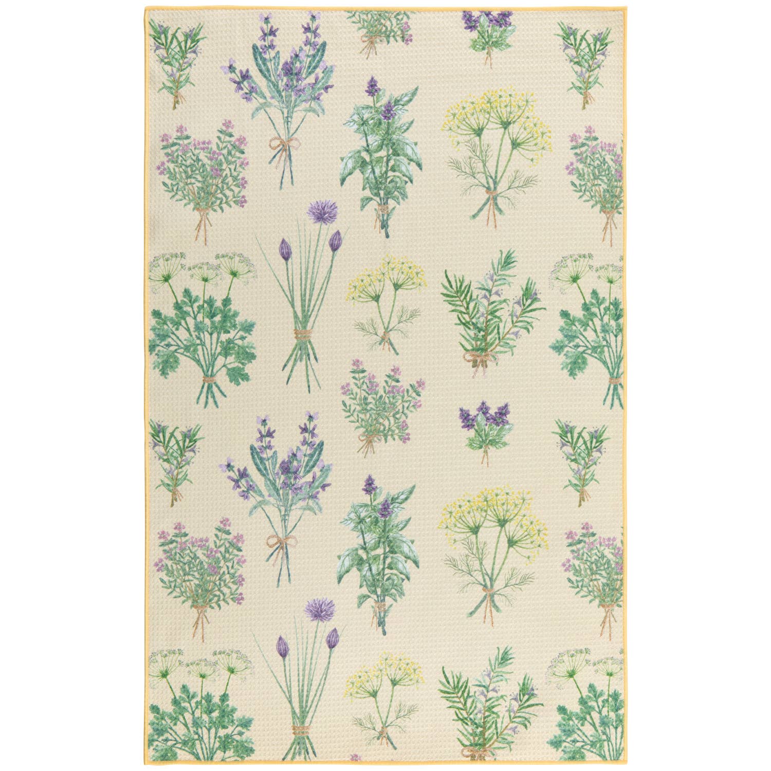Torchon en microfibre recyclée Fresh Herbs de Now Designs | Design e regali originali