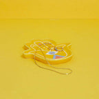 Porte-encens Lucky Hand jaune