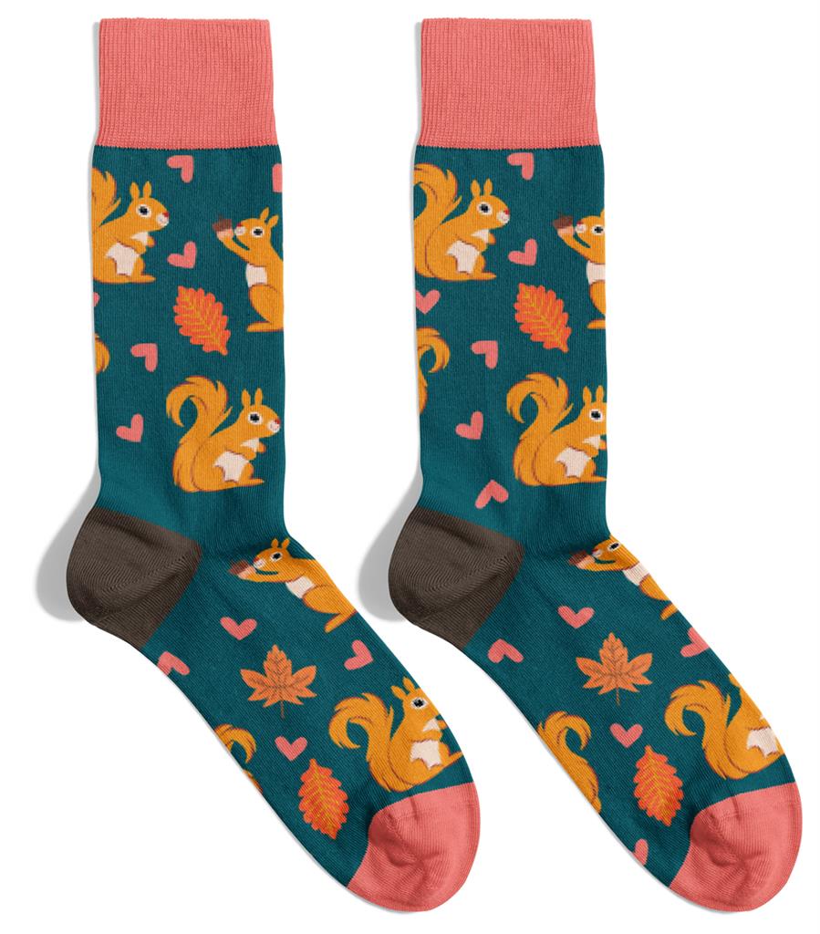 Chaussettes Écureuils | Design e regali originali