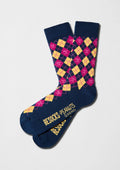 Chaussettes BeSnoopy Diamants Bleu marine – Besocks