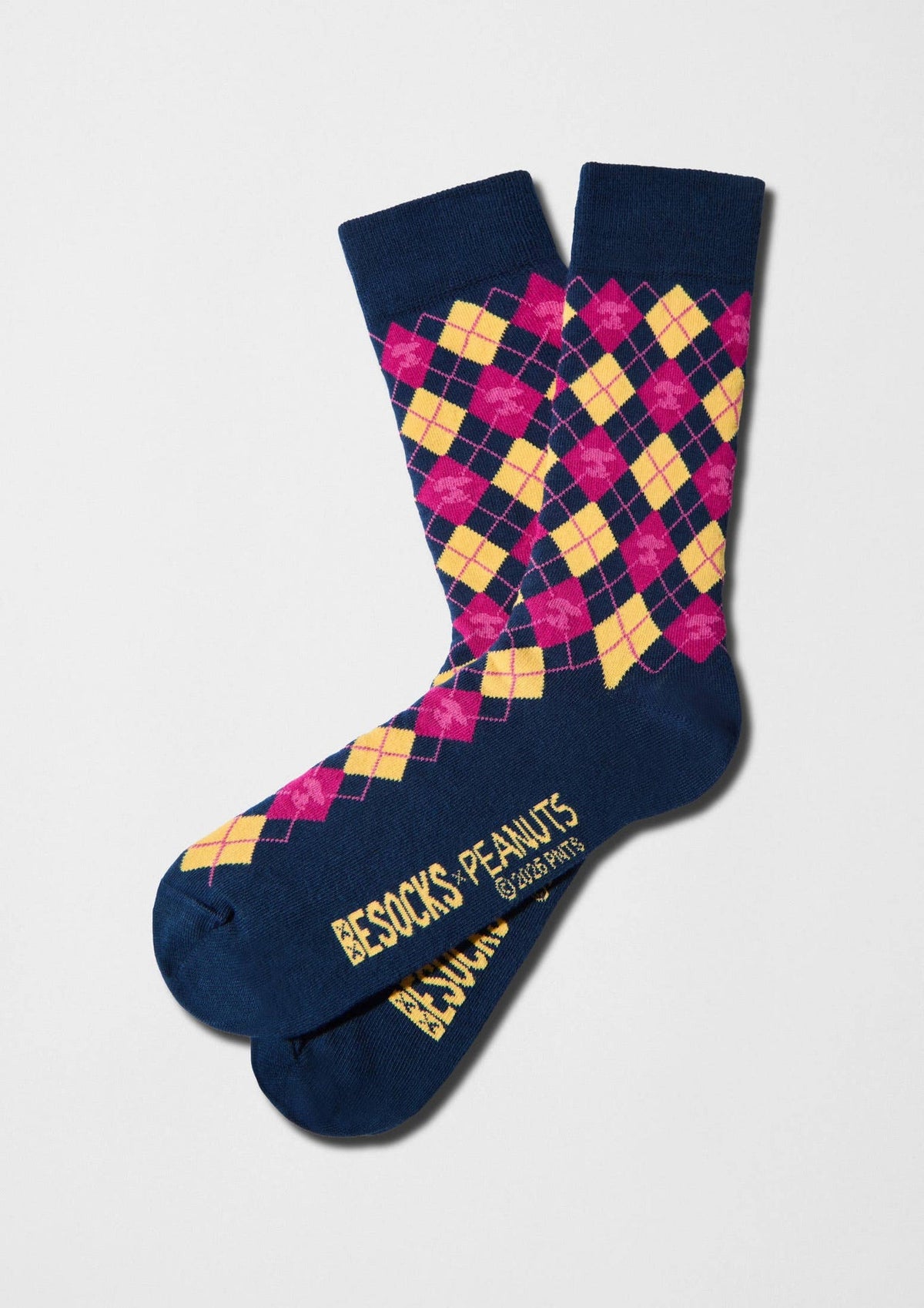 Chaussettes BeSnoopy Diamants Bleu marine – Besocks