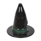 Brûle-parfum chapeau de sorcière noir pour Halloween