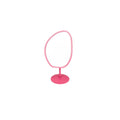 Miroir de maquillage - Rond - Rose - 16,5x12x31,5cm | Design-lahjat ja sisustustuotteet