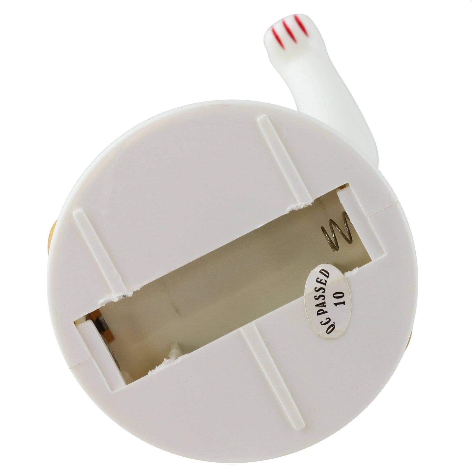 Chat chanceux blanc 11cm