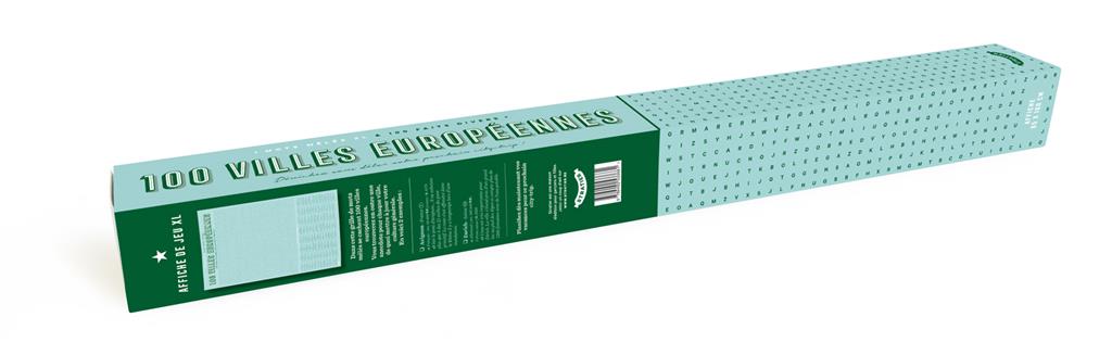 Affiche de Jeu XL - 100 Villes Européennes | Objetos de diseño y regalos originales