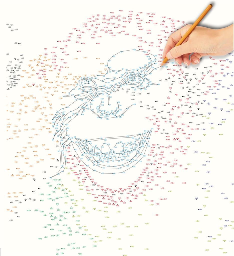 Affiche de Jeu XL - Reliez les points | Oggetti di design e regali originali