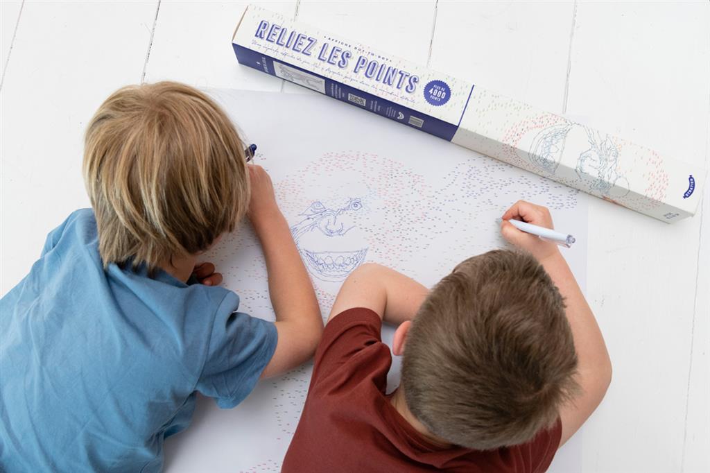 Affiche de Jeu XL - Reliez les points | Objetos de diseño y regalos originales