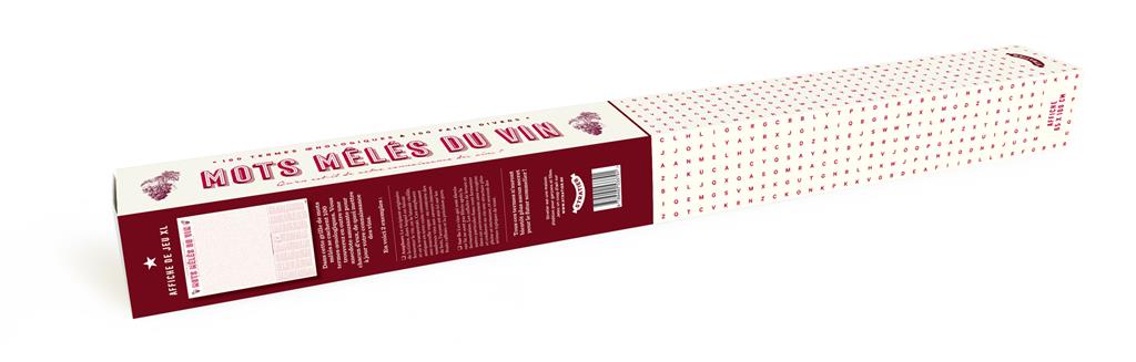 Affiche de Jeu XL - Mots Mêlés du Vin | Objetos de diseño y regalos originales