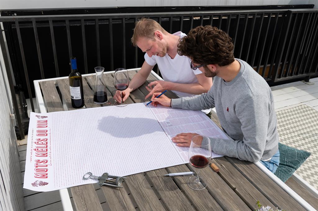 Affiche de Jeu XL - Mots Mêlés du Vin | Objetos de diseño y regalos originales