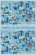 Affiche de Jeu XL - Trouvez les 100 Différences | Designproducten en originele cadeaus