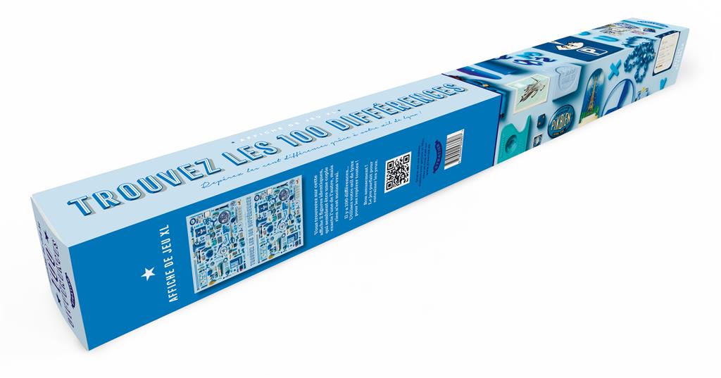 Affiche de Jeu XL - Trouvez les 100 Différences | Objetos de diseño y regalos originales