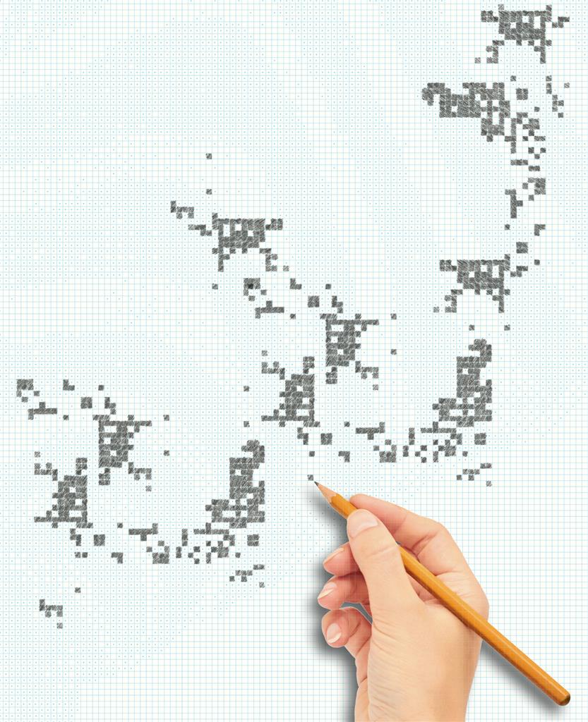 Affiche de Jeu XL - Pixel Zen Art | Objetos de diseño y regalos originales