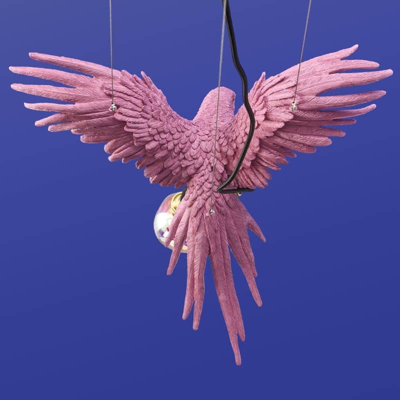 Deckenleuchte Papagei Rosa