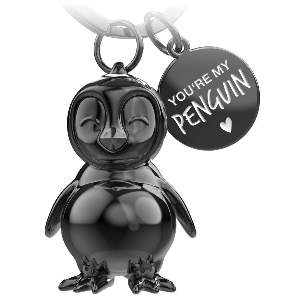 Oggetto regalo di design – porte cles pingouin tu es mon pingouin fabach 