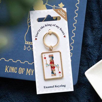 King of My Heart Keychain