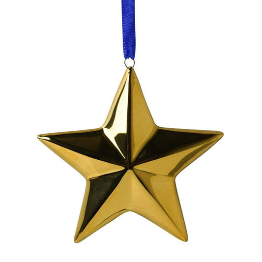 Golden Star Christmas Decoration