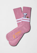 Chaussettes BeSnoopy Rayures Street Rose – Besocks