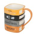 Mug d'Halloween Pile de livres de la bibliothèque hantée
