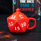 Mug 3D D20 Rouge