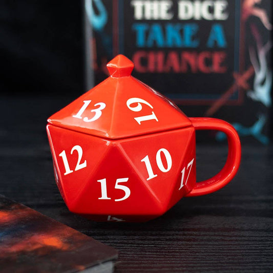 Mug 3D D20 Rouge